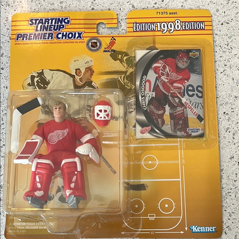 Kenner Starting Lineup Chris Osgood Detroit Red Wings